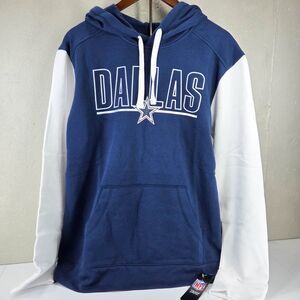 Logo Athletic Dallas Cowboys NFL Team Apparel Fleece Pullover Hoodie Sz L